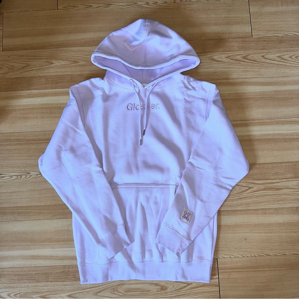 ‘glossier’ hoodie